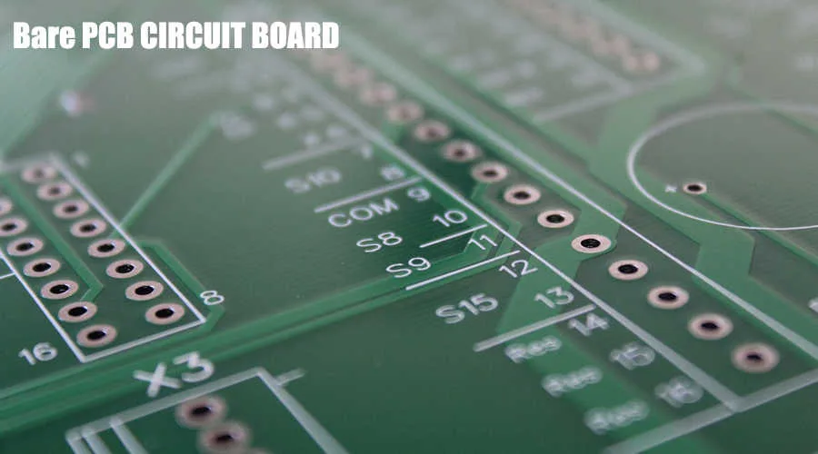 bare PCB circuit board