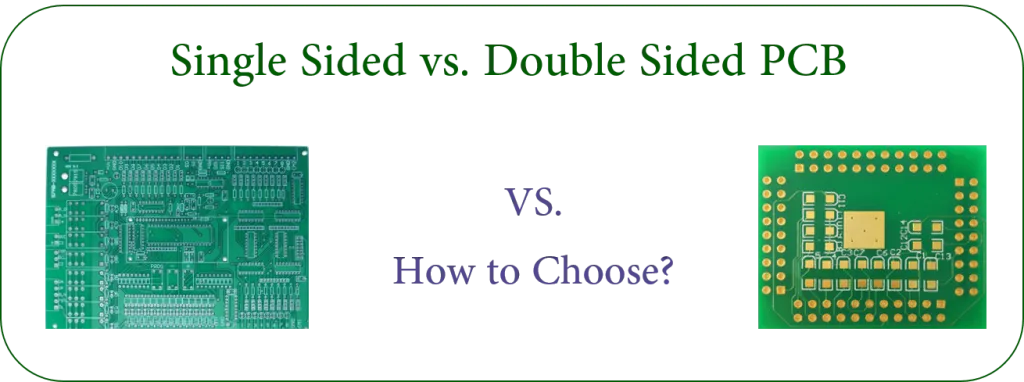 single-layer PCB vs.double-sided PCB