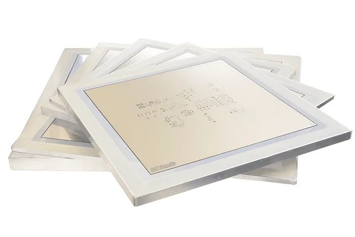 Laser-cut PCB SMT solder paste stencils by JHYPCB